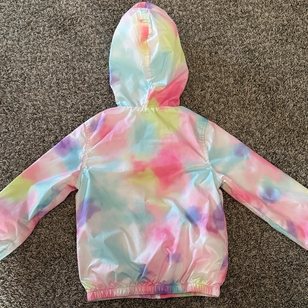 Kids Tie-Dye Hooded Windbreaker - Picture 3 of 4